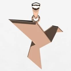 Pendentif Colombe De L'Esprit Saint -Vivalatina Boutiqe Pendentif colombe or 9