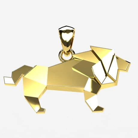 Pendentif Lion En Or 3 Pendentif Lion En Or