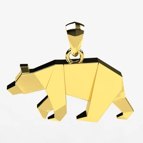 Pendentif Ours En Or 5 Pendentif Ours En Or – Image 3