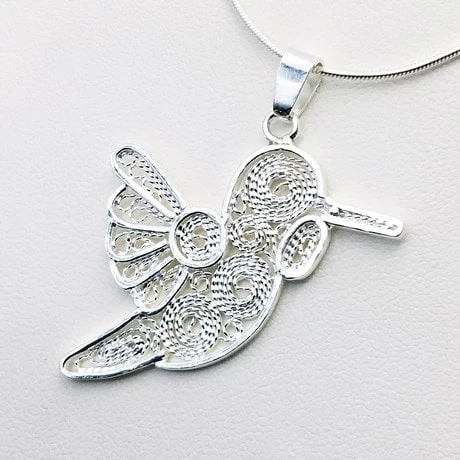Pendentif Filigrane Colibri 3 Pendentif Filigrane Colibri