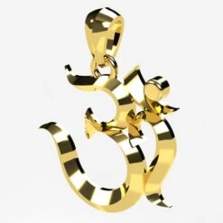 Pendentif OM En Or 26 Pendentif OM En Or -Vivalatina Boutiqe Pendentif OM or 13