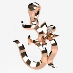 Pendentif OM En Or 20 Pendentif OM En Or -Vivalatina Boutiqe Pendentif OM or 3