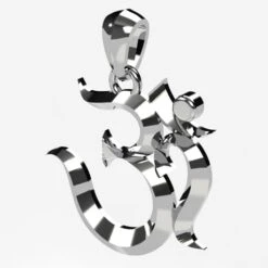 Pendentif OM En Or 18 Pendentif OM En Or -Vivalatina Boutiqe Pendentif OM or 7