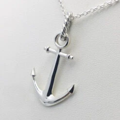 Pendentif Ancre De Marine 29 Pendentif Ancre De Marine -Vivalatina Boutiqe Pendentif ancre argent 2