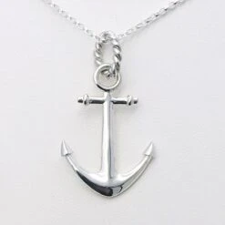 Pendentif Ancre De Marine 30 Pendentif Ancre De Marine -Vivalatina Boutiqe Pendentif ancre argent 3