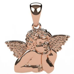 Pendentif Ange En Or -Vivalatina Boutiqe Pendentif ange or 18 carats 5