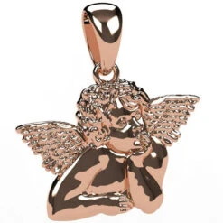 Pendentif Ange En Or -Vivalatina Boutiqe Pendentif ange or 18 carats 6