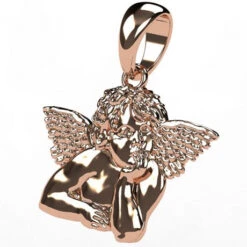Pendentif Ange En Or -Vivalatina Boutiqe Pendentif ange or 18 carats 7
