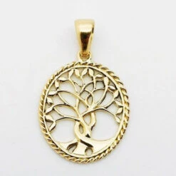 Pendentif Arbre De Vie En Or 17 Pendentif Arbre De Vie En Or -Vivalatina Boutiqe Pendentif arbre de vie or 6