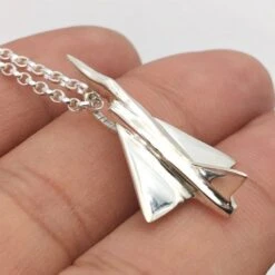 Pendentif Avion En Or -Vivalatina Boutiqe Pendentif avion jet mirage 2000 7