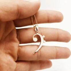 Pendentif Clé De Fa En Or -Vivalatina Boutiqe Pendentif cle fa en or 3