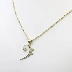 Pendentif Clé De Fa En Or -Vivalatina Boutiqe Pendentif cle fa or 5