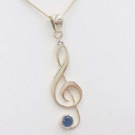 Pendentif Clé De Sol En Or 15 Pendentif Clé De Sol En Or – Image 13