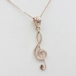 Pendentif Clé De Sol En Or 31 Pendentif Clé De Sol En Or -Vivalatina Boutiqe Pendentif clef sol or rose 2