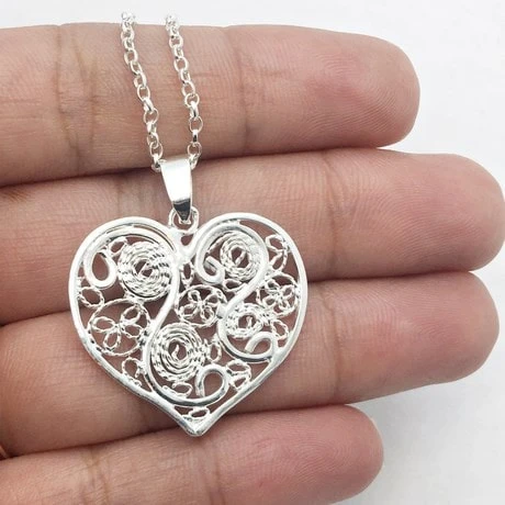Pendentif Coeur Filigrane 6 Pendentif Coeur Filigrane – Image 4
