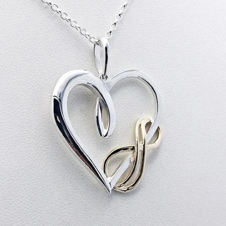 Pendentif Coeur Infini 8 Pendentif Coeur Infini – Image 6