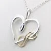 Pendentif Coeur Infini -Vivalatina Boutiqe Pendentif coeur infini 5