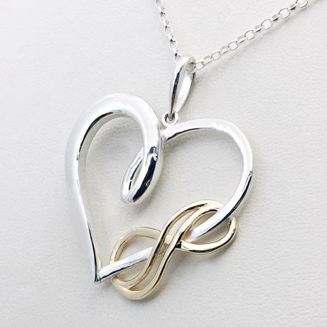 Pendentif Coeur Infini 3 Pendentif Coeur Infini