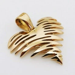 Pendentif Coeur En Or 18 Carats 25 Pendentif Coeur En Or 18 Carats -Vivalatina Boutiqe Pendentif coeur original or jaune 18k 1