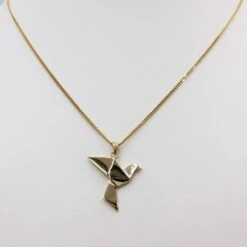 Pendentif Colombe De L'Esprit Saint -Vivalatina Boutiqe Pendentif colombe or 1