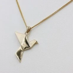 Pendentif Colombe De L'Esprit Saint -Vivalatina Boutiqe Pendentif colombe or 2