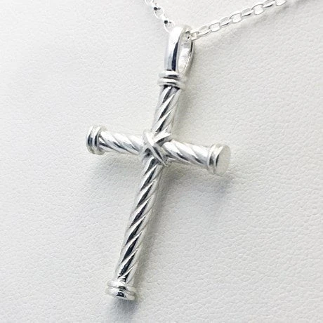 Pendentif Croix Ronde Pour Homme En Argent 10 Pendentif Croix Ronde Pour Homme En Argent – Image 8