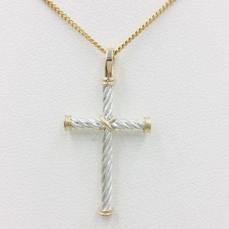 Pendentif Croix Ronde Pour Homme En Argent 4 Pendentif Croix Ronde Pour Homme En Argent – Image 2