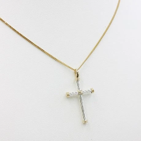 Pendentif Croix Ronde Pour Homme En Argent 5 Pendentif Croix Ronde Pour Homme En Argent – Image 3