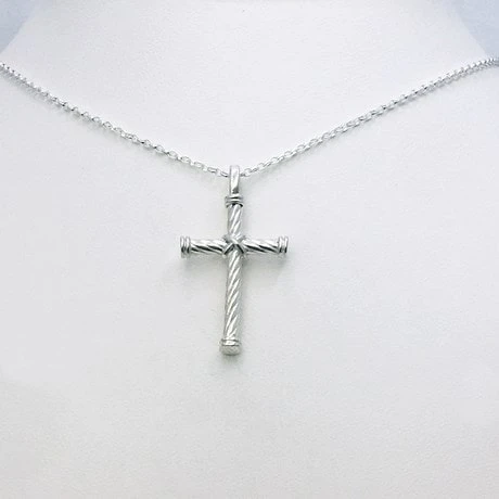 Pendentif Croix Ronde Pour Homme En Argent 11 Pendentif Croix Ronde Pour Homme En Argent – Image 9