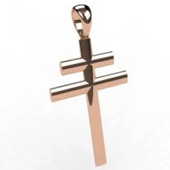 Pendentif Croix De Lorraine En Or 25 Pendentif Croix De Lorraine En Or -Vivalatina Boutiqe Pendentif croix de lorraine en or 3