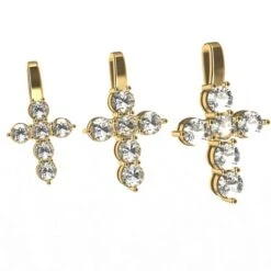 Pendentif Croix Diamant