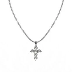 Pendentif Croix Diamant 12 Pendentif Croix Diamant -Vivalatina Boutiqe Pendentif croix or diamant 4