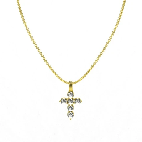 Pendentif Croix Diamant 7 Pendentif Croix Diamant – Image 5