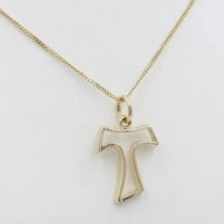 Croix De Tau 12 Croix De Tau -Vivalatina Boutiqe Pendentif croix tau or 3