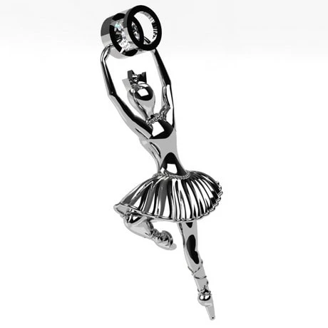 Pendentif Danseuse En Or 4 Pendentif Danseuse En Or – Image 2