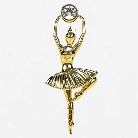 Pendentif Danseuse En Or 7 Pendentif Danseuse En Or – Image 5