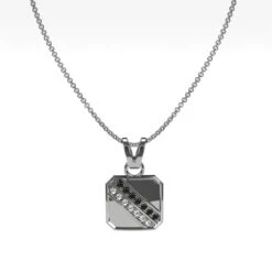 Pendentif Diamant Pour Homme -Vivalatina Boutiqe Pendentif diamant homme 1