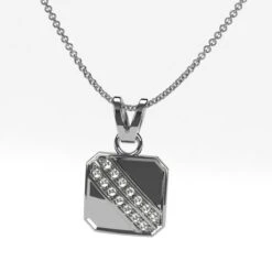 Pendentif Diamant Pour Homme -Vivalatina Boutiqe Pendentif diamant homme 10