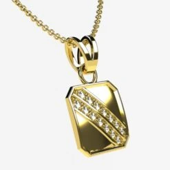 Pendentif Diamant Pour Homme -Vivalatina Boutiqe Pendentif diamant homme 12