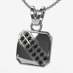 Pendentif Diamant Pour Homme -Vivalatina Boutiqe Pendentif diamant homme 19