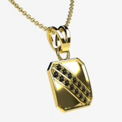 Pendentif Diamant Pour Homme -Vivalatina Boutiqe Pendentif diamant homme 22