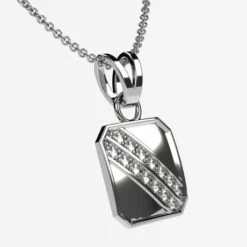 Pendentif Diamant Pour Homme -Vivalatina Boutiqe Pendentif diamant homme 8