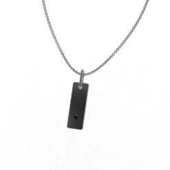 Pendentif Diamants Noir Pour Homme 15 Pendentif Diamants Noir Pour Homme -Vivalatina Boutiqe Pendentif diamant noir homme 1