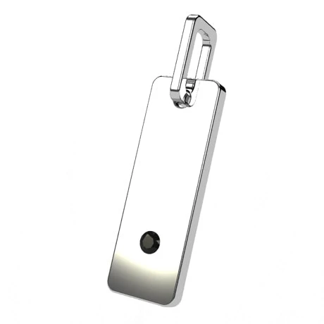 Pendentif Diamants Noir Pour Homme 5 Pendentif Diamants Noir Pour Homme – Image 3