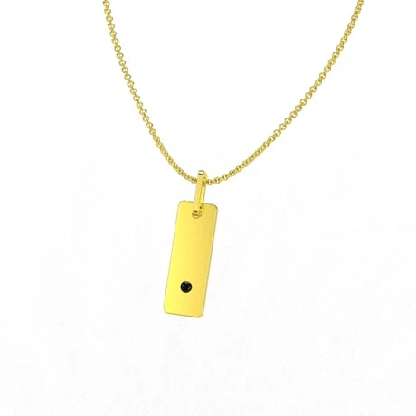 Pendentif Diamants Noir Pour Homme 8 Pendentif Diamants Noir Pour Homme – Image 6