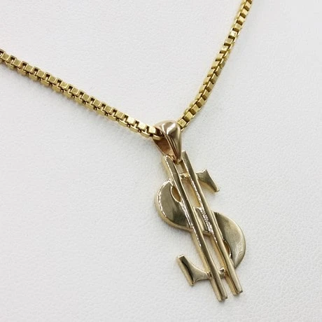 Pendentif Dollar En Or 9 Pendentif Dollar En Or – Image 7