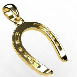 Pendentif Fer à Cheval En Or 20 Pendentif Fer à Cheval En Or -Vivalatina Boutiqe Pendentif fer a cheval or 2
