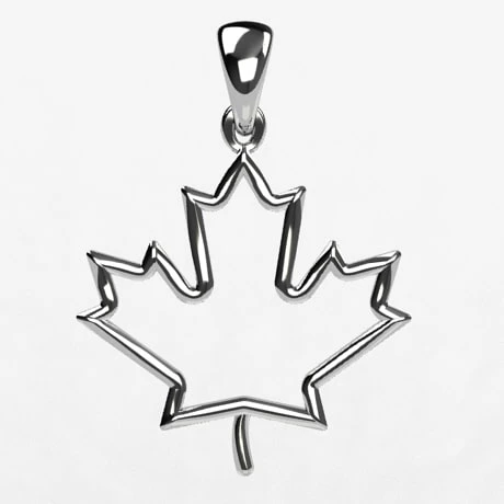Pendentif Feuille D'Érable Du Canada 7 Pendentif Feuille D'Érable Du Canada – Image 5