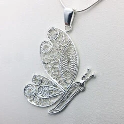 Pendentif Filigrane Papillon -Vivalatina Boutiqe Pendentif filigrane papillon 2