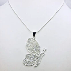 Pendentif Filigrane Papillon -Vivalatina Boutiqe Pendentif filigrane papillon 3